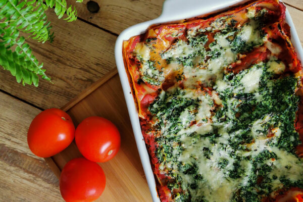 Lasagne ze szpinakiem i ricottą – przepis na obiad!